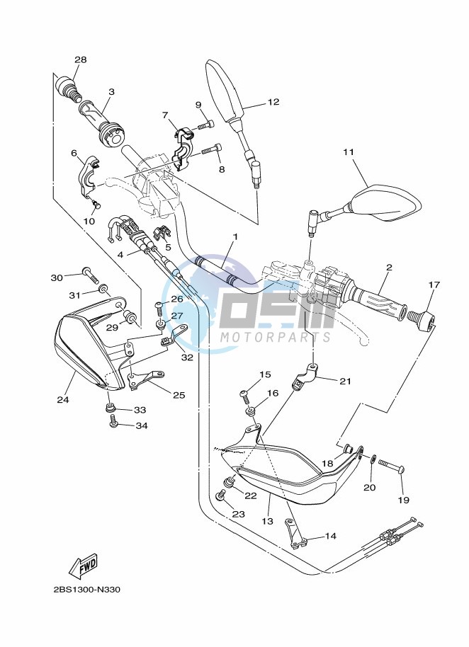 STEERING HANDLE & CABLE