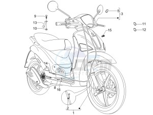 Liberty 125 4t e3 drawing Transmissions