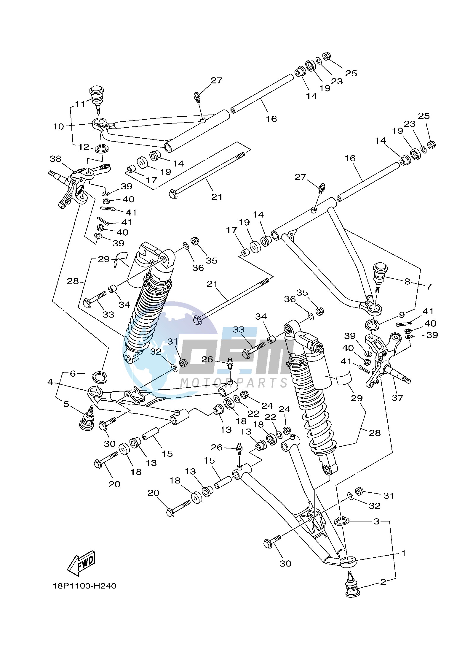 FRONT SUSPENSION & WHEEL