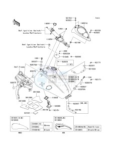 VN 1600 A [VULCAN 1600 CLASSIC] (A6F-A8FA) A8F drawing FUEL TANK