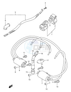 GSF1200 (E2) Bandit drawing ELECTRICAL (GSF1200SAV SAW SAX SAY)