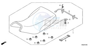 TRX500FAA Australia - (U) drawing SEAT