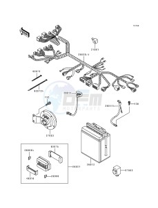 EL 250 E [ELIMINATER 250] (E1-E4) [ELIMINATER 250] drawing CHASSIS ELECTRICAL EQUIPMENT