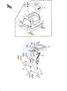 KZ 1300 B [B2] drawing TRUNK