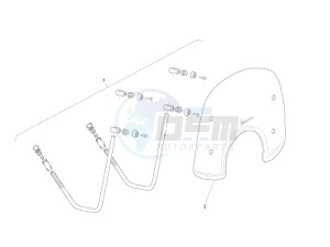 LX 150 4T ie Touring drawing Front Windshield - Glass