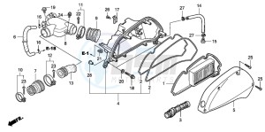 SH125R drawing AIR CLEANER