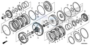 TRX500FA6H Europe Direct - (ED) drawing CLUTCH (DCT)