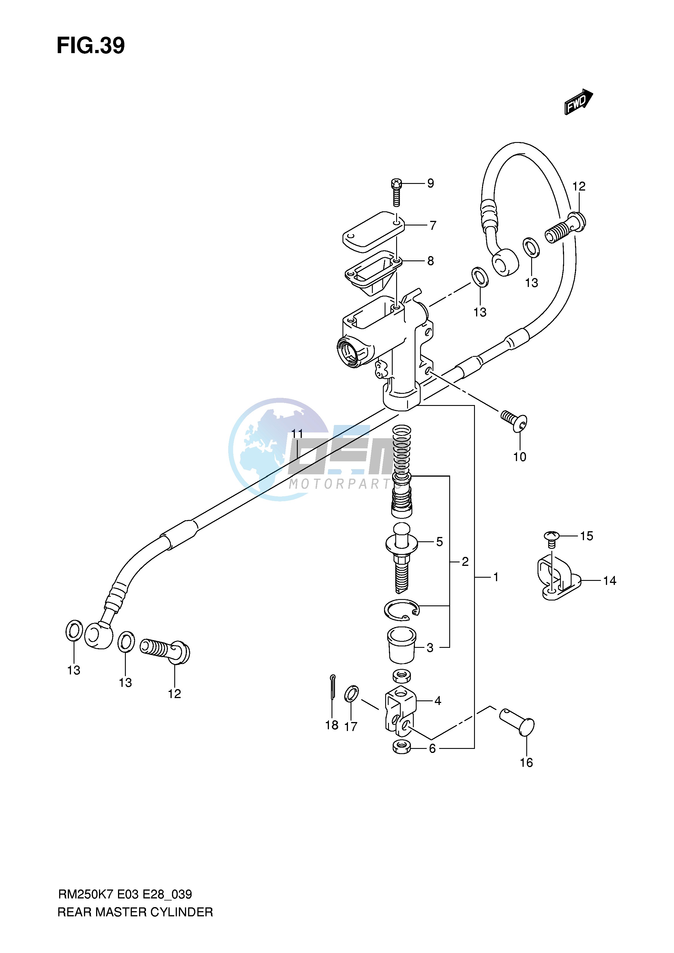 REAR MASTER CYLINDER