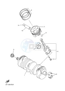 FZ1-N FZ1 (NAKED) 1000 (1EC6) drawing CRANKSHAFT & PISTON