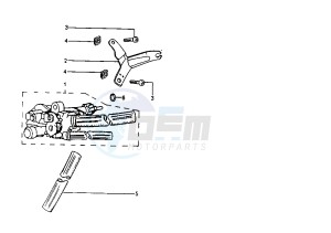 BUXY - 50 cc drawing OIL PUMP KEIHIN