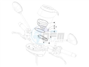 GTV 300HPE SEI GIORNI IE E4 ABS (EMEA) drawing Meter combination - Cruscotto