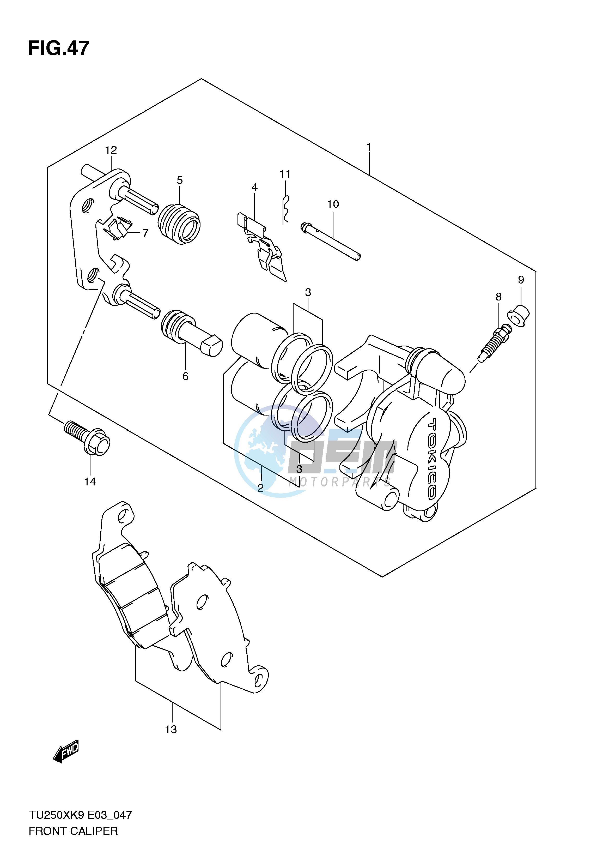 FRONT CALIPER