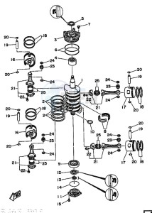 130B drawing CRANKSHAFT--PISTON