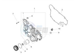 SX 125 E4 (EMEA) drawing Clutch cover