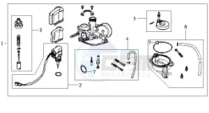 SHARK 50 drawing CARBURATOR