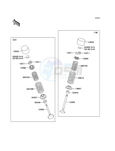 JET SKI ULTRA 260X JT1500E9F EU drawing Valve(s)