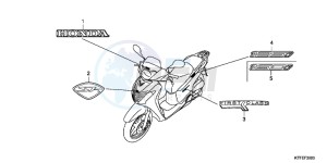 SH125RC drawing MARK/EMBLEM