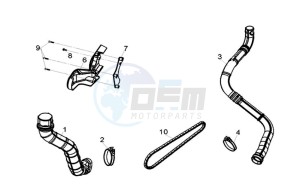 QUAD LANDER 300 drawing CVT TUBE