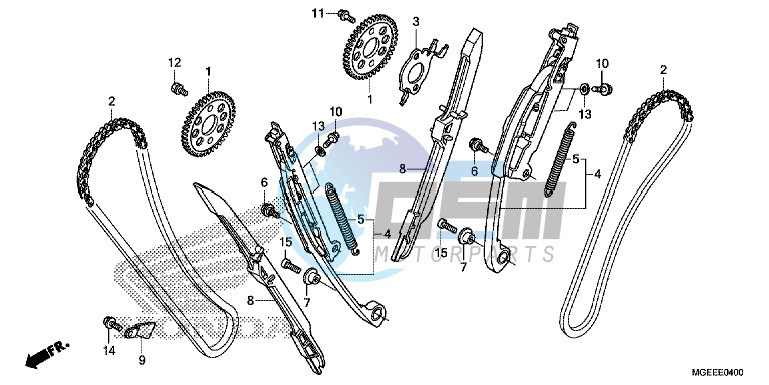 CAM CHAIN/ TENSIONER