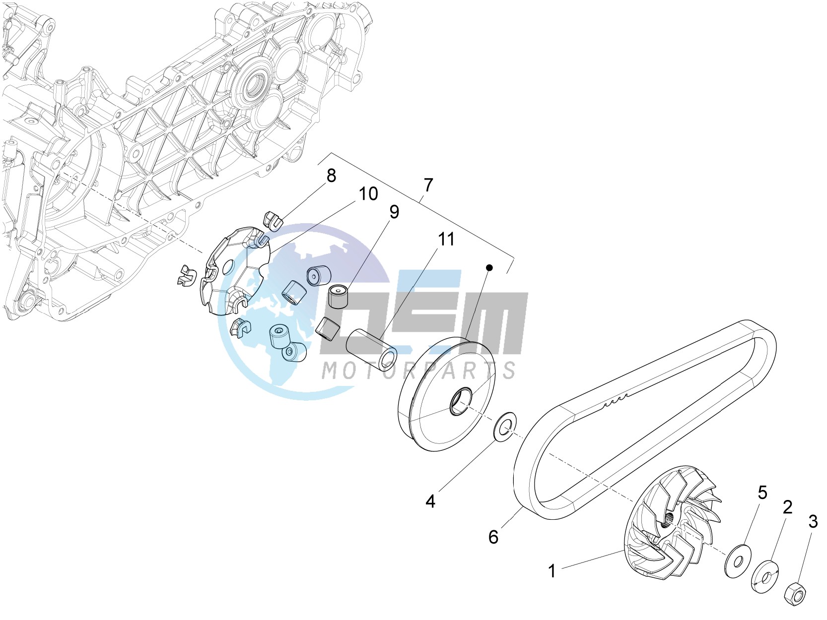 Driving pulley