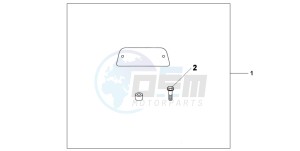 VT750C2 VT750C2 drawing CH BKRST PLATE(LO