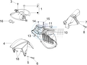 Runner 200 VXR 4t drawing Wheel housing - Mudguard