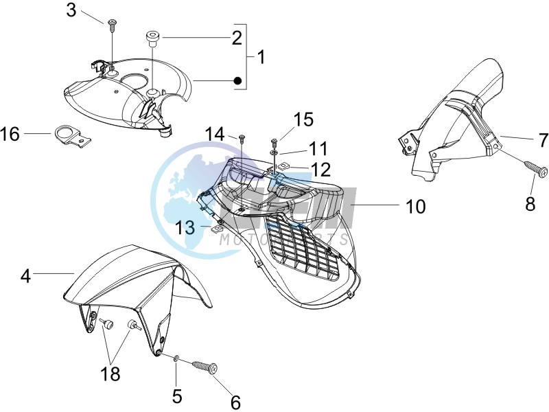 Wheel housing - Mudguard