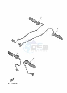 XSR900 MTM890 (BEA1) drawing FLASHER LIGHT