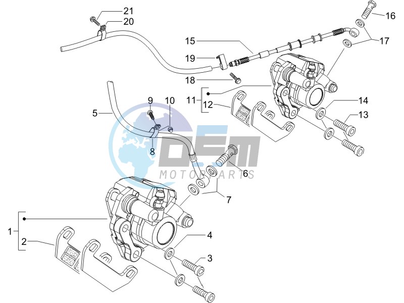 Brakes hose  - Calipers