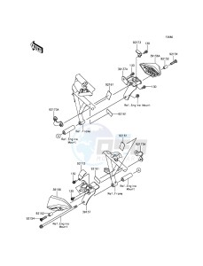 NINJA 250SL ABS BX250BGFA XX (EU ME A(FRICA) drawing Guard(s)