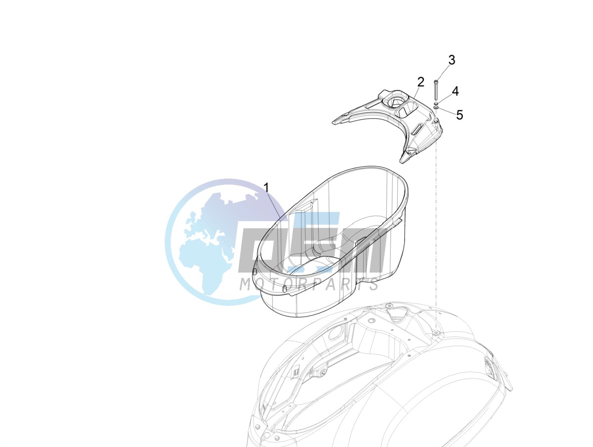 Helmet housing - Undersaddle