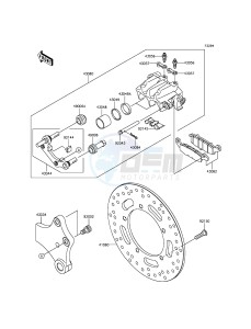 VULCAN 900 CUSTOM VN900CDF GB XX (EU ME A(FRICA) drawing Rear Brake