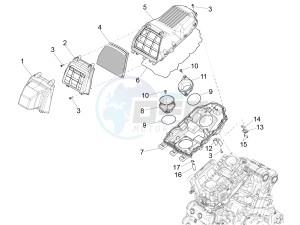 ETV 1200 Caponord Carabinieri drawing Air box