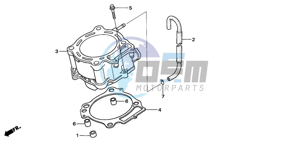 CYLINDER (TRX450R6,7,8/ER6,7,8)