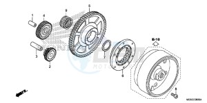 NC700SAD NC700S ABS 2ED - (2ED) drawing STARTING CLUTCH