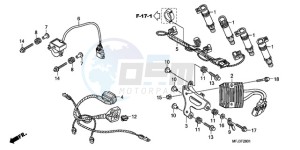 CBR600RR9 Europe Direct - (ED / MK) drawing SUB HARNESS