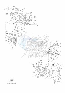 TRACER 700 MTT690-U (B5T1) drawing COWLING 2