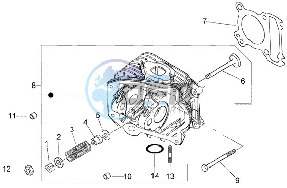 Cylinder head - valves