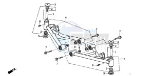 TRX90 drawing FRONT ARM