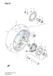 GSX1300R drawing REAR WHEEL L2