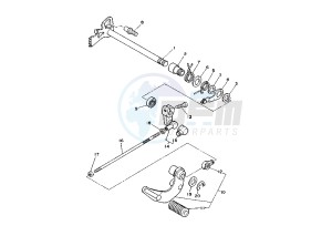 XV VIRAGO 125 drawing SHIFT SHAFT