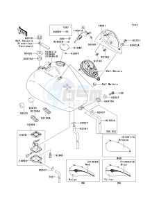 VN 1500 L [VULCAN 1500 NOMAD FI] (L5) [VULCAN 1500 NOMAD FI] drawing FUEL TANK