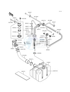 JS 550 C [550 SX] (C1-C5) [550 SX] drawing FUEL TANK