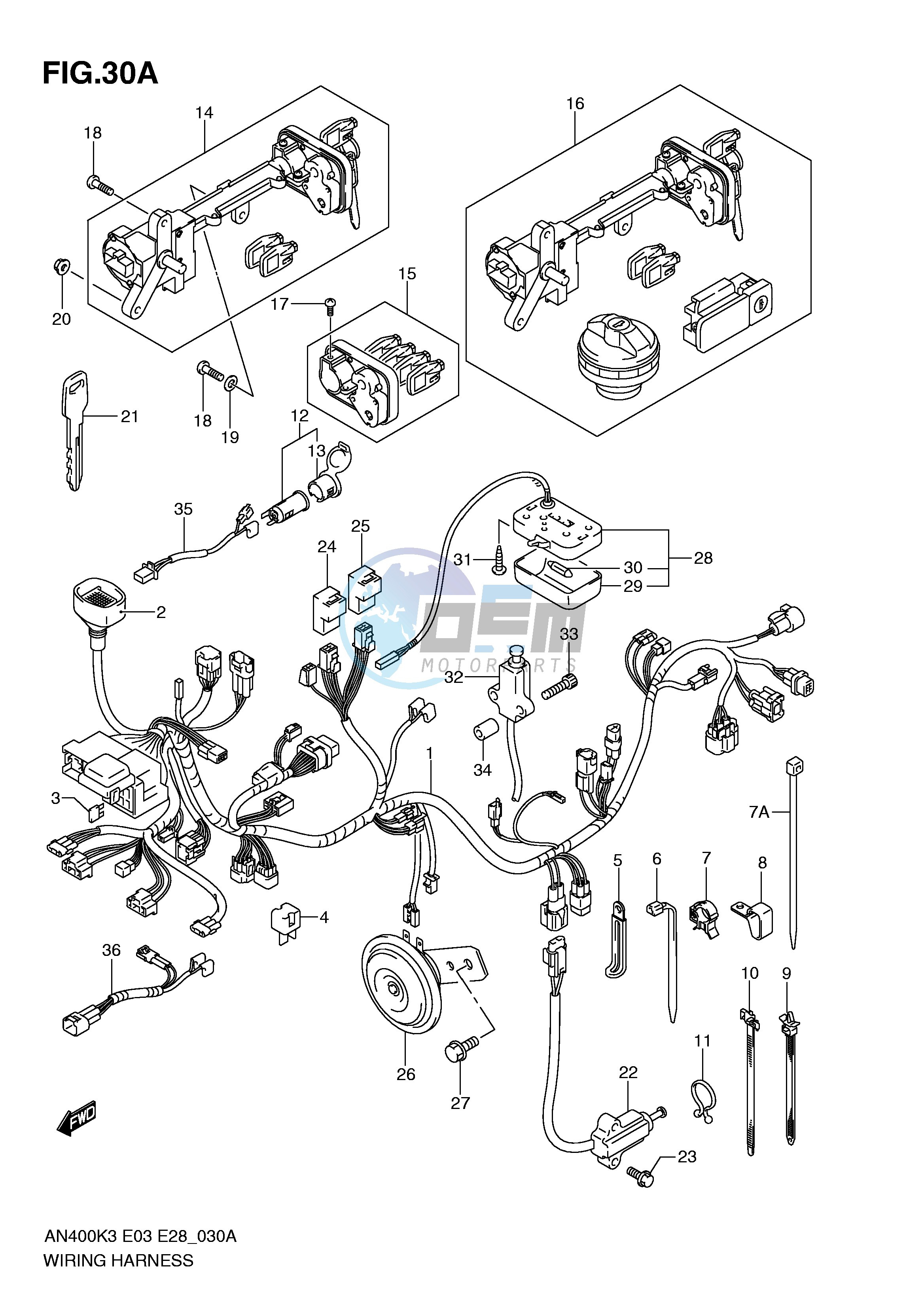 WIRING HARNESS (MODEL K5 K6)