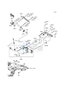 KLX125 KLX125CGF XX (EU ME A(FRICA) drawing Muffler(s)