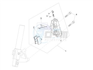 RS 50 RS4 50 2T E4 (APAC, EMEA) drawing Front brake caliper