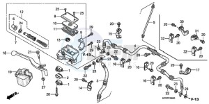 TRX500FPEA U / EC PS drawing FR. BRAKE MASTER CYLINDER