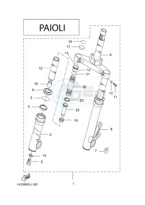 CW50N BW'S (2B7K) drawing FRONT FORK 2