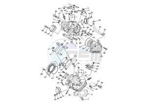 XVS A DRAG STAR CLASSIC 650 drawing CYLINDER HEAD