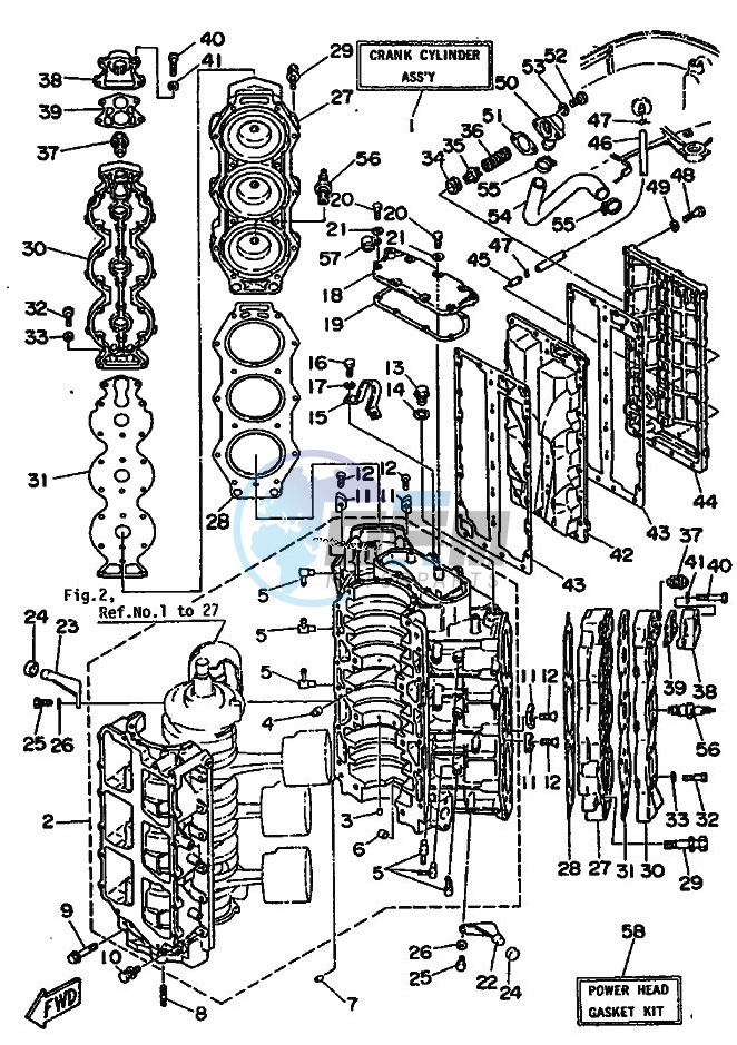 CYLINDER--CRANKCASE